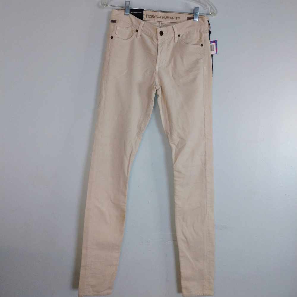 Citizens of Humanity The Avedon Size 27 Low Rise Skinny Slim Fit Corduroy Pants